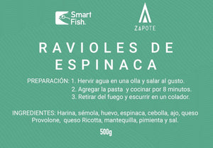 Pasta Fresca Ravioles de Espinacas - 500 g