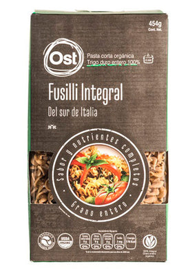 Pasta Fusilli Orgánico - 454 g